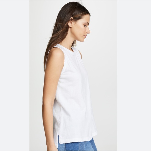 Vintage Current/Elliott Muscle Tank Top in Sugar 1 Year - Picture 3 of 8